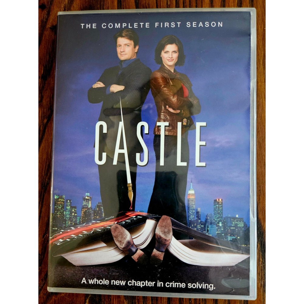 Castle The Complete First Season DVD 3-Disc Set Nathan Fillion Stana Katic ABC